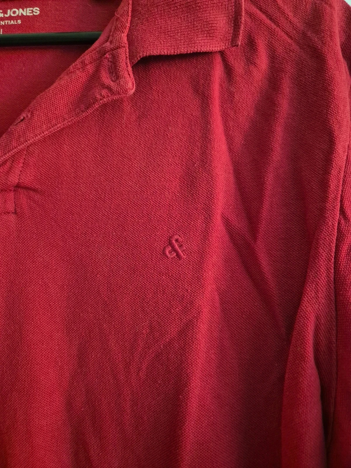 Polo manches courtes Jack&Jones rouge L – photo 3